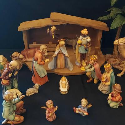 ORNATE HUMMEL NATIVITY