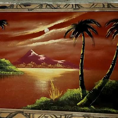 Sunset Landscape Framed Wall Art