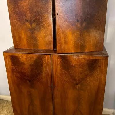 Wood Display Cabinet