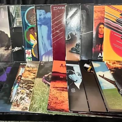 Vinyl Record Collection Featuring Black Sabbath, Judas Priest & Duran Duran