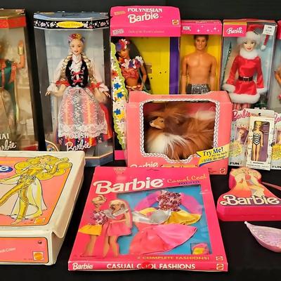 Barbie Dolls & Accessories, Including Boxed Collector Dolls and Ken