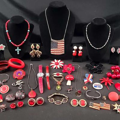 Red Themed Jewelry 