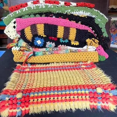 Hand-Crafted Crocheted Blankets & Woven Throws Collection