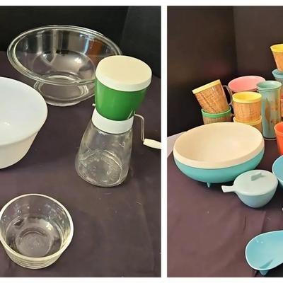 Vintage Glassware and Kitchenware Collection