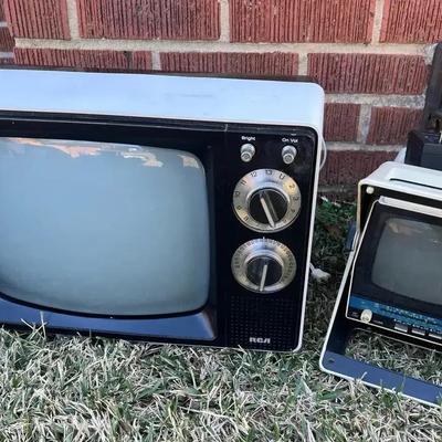 RCA Solid State Television & Quasar Black & White Portable TV