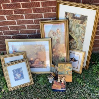 Angel Art Print & Figurine Collection Featuring “The Golden Stairs”