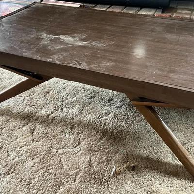 Vintage Convertible Coffee to Dining Table