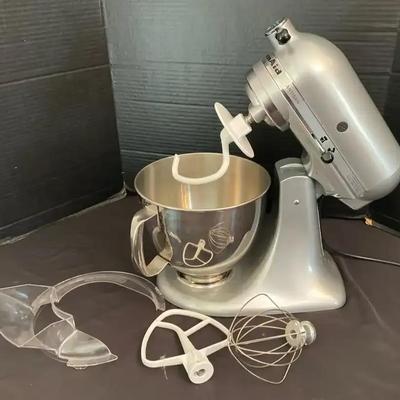 KitchenAid Artisan Stand Mixer with Stainless Steel Bowl & Attachments