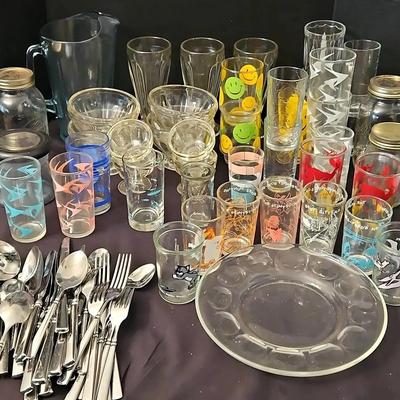 Glassware and Tabletop Collection, featuring Flintstones Glassware
