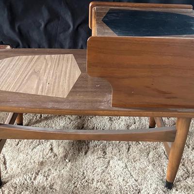 Mid-Century Two-Tier Step End Table