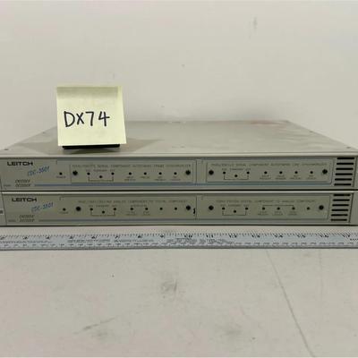 Leitch cdc 3501 encoderdecoder rackmount units lot of 2