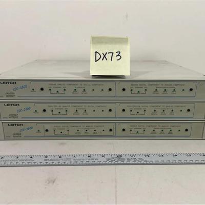 Leitch cdc 3500 video encoderdecoder rackmount units lot of 3