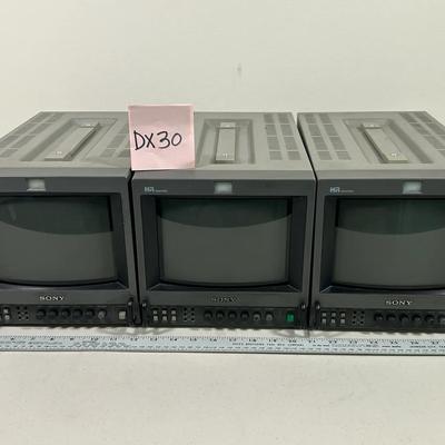 Sony PVM-8044Q Trinitron 8-inch color video monitor LOT OF 3