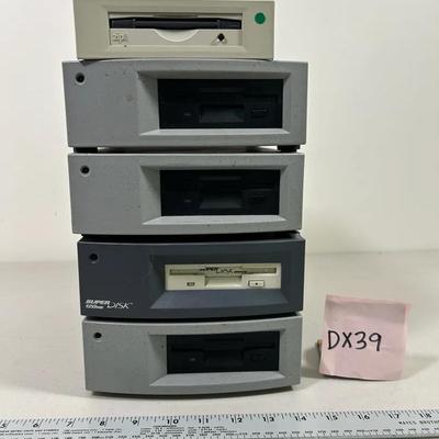 External floppy and SuperDisk drives LOT OF 5