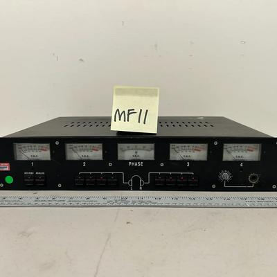 4 way analog volume unit meter