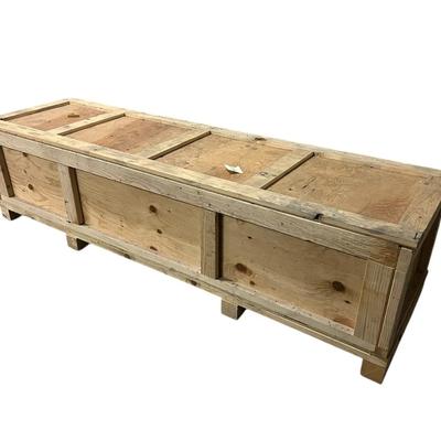 Wood Shipping Crate 98"x28"x26"