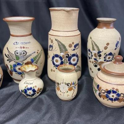 Vintage Mystery Lot Pottery Including Mexico Tonala Pottery 