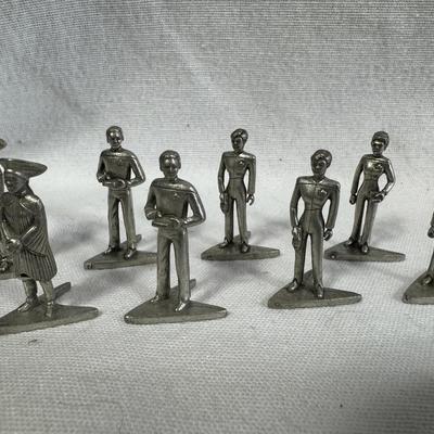 Limited Edition Star Trek Pewter Monopoly Figurines 