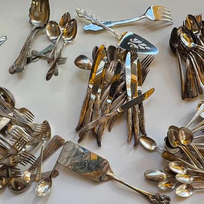 Vintage and Antique Silverplate Flatware