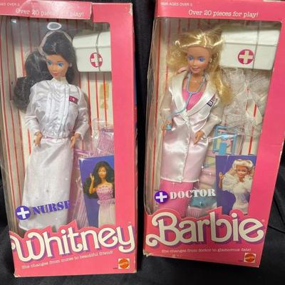 Nurse Whitney and Dr. Barbie by Mattel