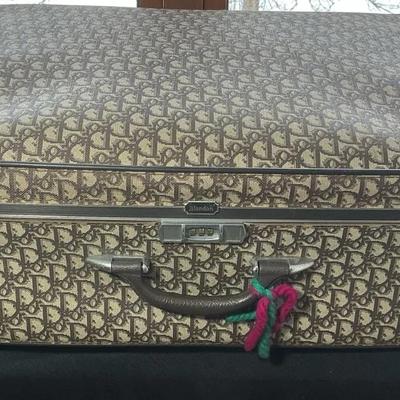 Vintage Blandon Hard-Sided Suitcase