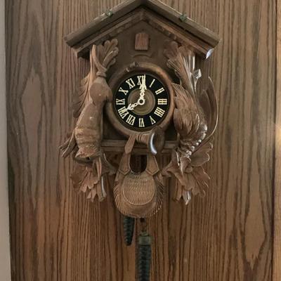 German Carved Cuckoo Clock
