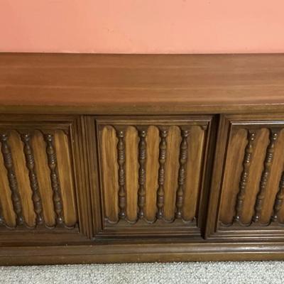 Vintage Wood Credenza/Media Console Cabinet
