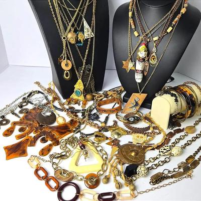 Boho & Copper Tone Costume Jewelry 
