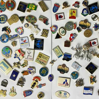 Enamel Pin Collection – Rotary, World Cup, & Olympic Themes