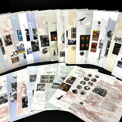USPS American Commemorative Panels – Assorted Stamp Issues - Lot 7