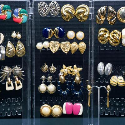 1980s & 1990s Clip Earrings: Gay Boyer, Napier, Monet, More