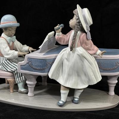 Lladro Black Legacy "Jazz Duo" Figurine 5930 - 8.5" Tall, 12" Wide
