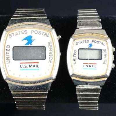 Vintage Men's & Women's 1980s United States Postal Service (USPS) Digital Watches