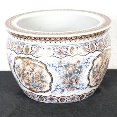 Chinese Rose Medallion Vintage Porcelain Bowl