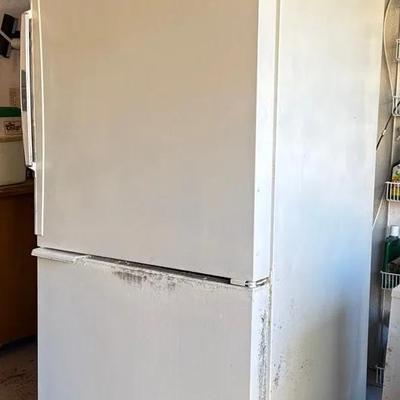 Amana Energy Saver Fridge Freezer Combo, Works Well, Seals, Need A Little TLC