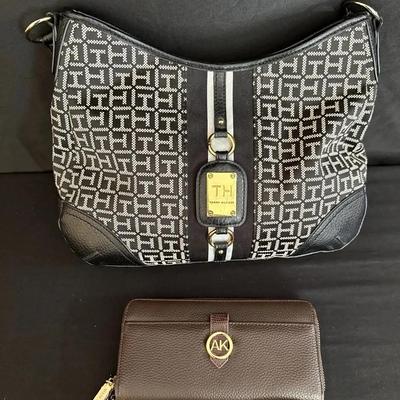 Tommy Hilfiger Snap Closure Purse & Anne Klein Wristlet