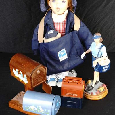 Postmark Originals "Summer Mail" Figure + Postal Themed Decor
