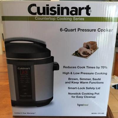 Cuisinart 6-Quart Pressure Cooker Brand New Never Used