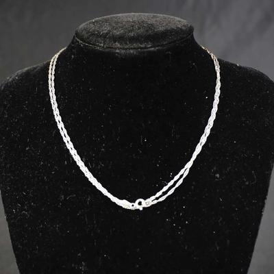 28" Italian Sterling Silver Necklace | 3.2g