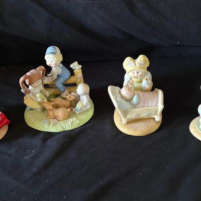 413: 1984–1985 Xavier Roberts Figurines – Special Thoughts for Special People – Set of 4