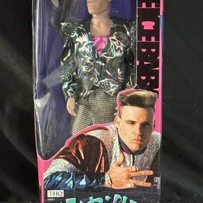 468: Vintage 1991 Vanilla Ice Poseable Doll by THQ – New in Original Box