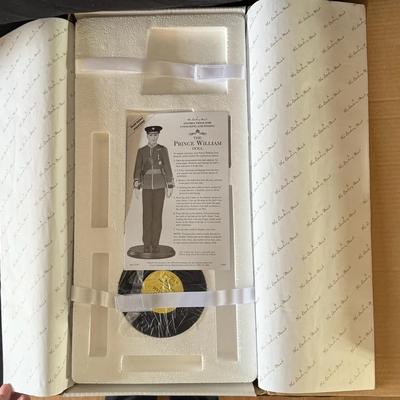 441: Danbury Mint Prince William Porcelain Doll – Military Uniform – New in Box