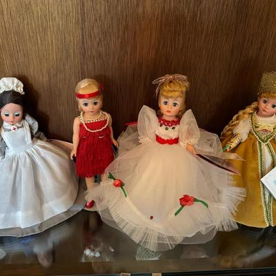 245: Madame Alexander Portrettes Series (Holly, Rapunzel, Flapper, Clara Barton)