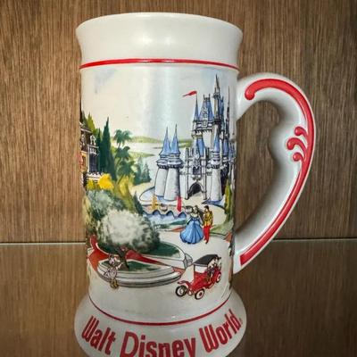 268: Vintage Official Walt Disney World Park Merchandise Ceramic Beer Stein
