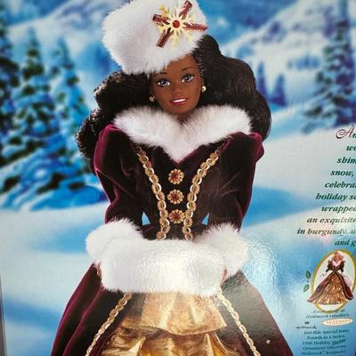 Lot 105:  Happy Holidays Barbie
