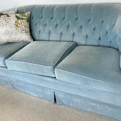 427: Vintage Sears Upholstered Sofa, Loveseat & Rocking Chair Set