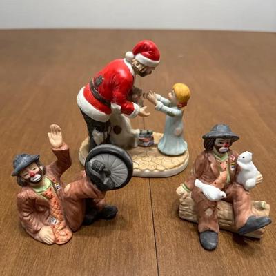 258: Emmett Kelly Jr Small Collectible Figurines