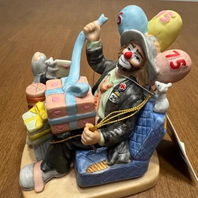 250: 75th Birthday Tribute To Emmett Kelly Jr Commemorative Figurine