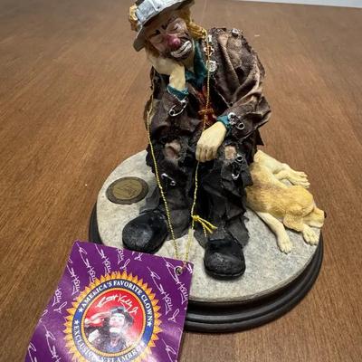 266: Emmett Kelly Jr Images Of Emmett Series “Sleeping Hobo”