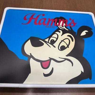 235: Vintage Hamms Beer Lighted Advertising Sign Featuring Hamms Bear 